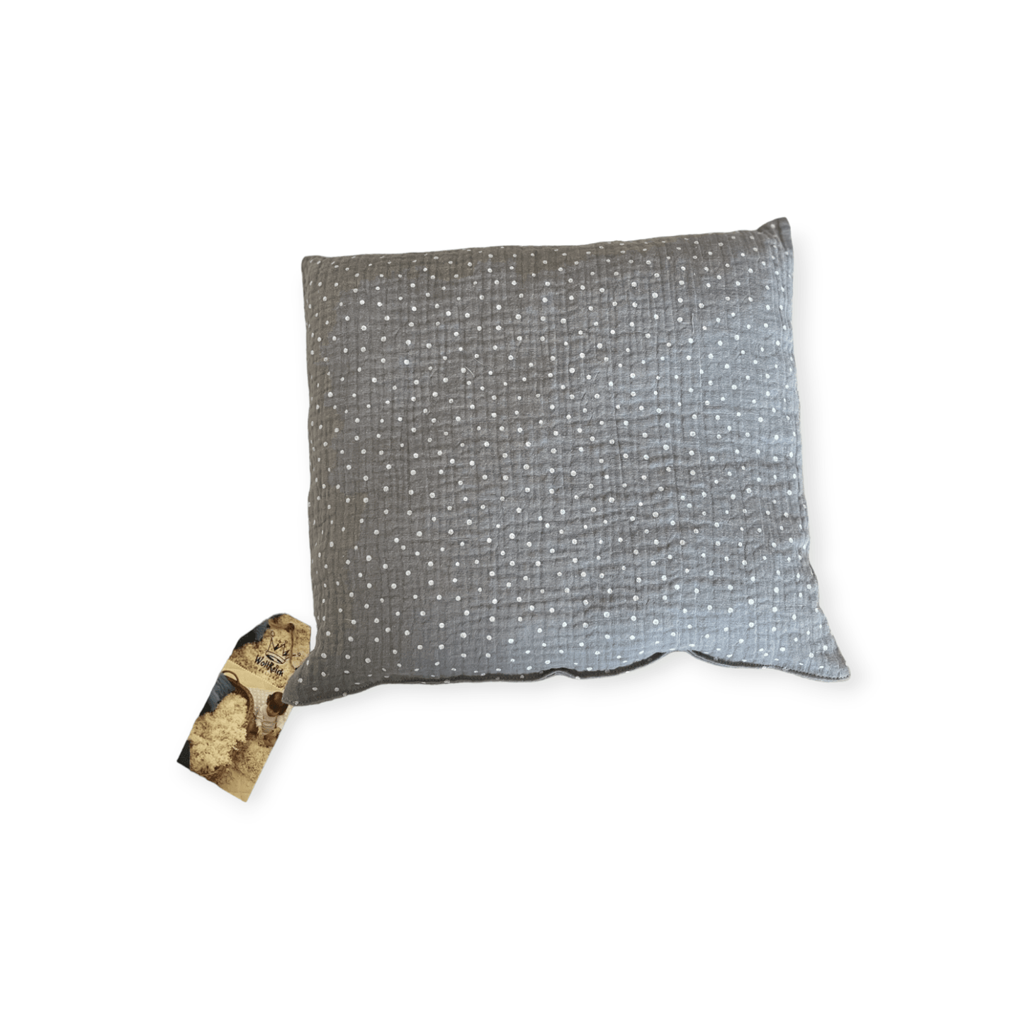 Wollreich Kissen mit Schafswollkügeli - Siliblu Boutique & Atelier