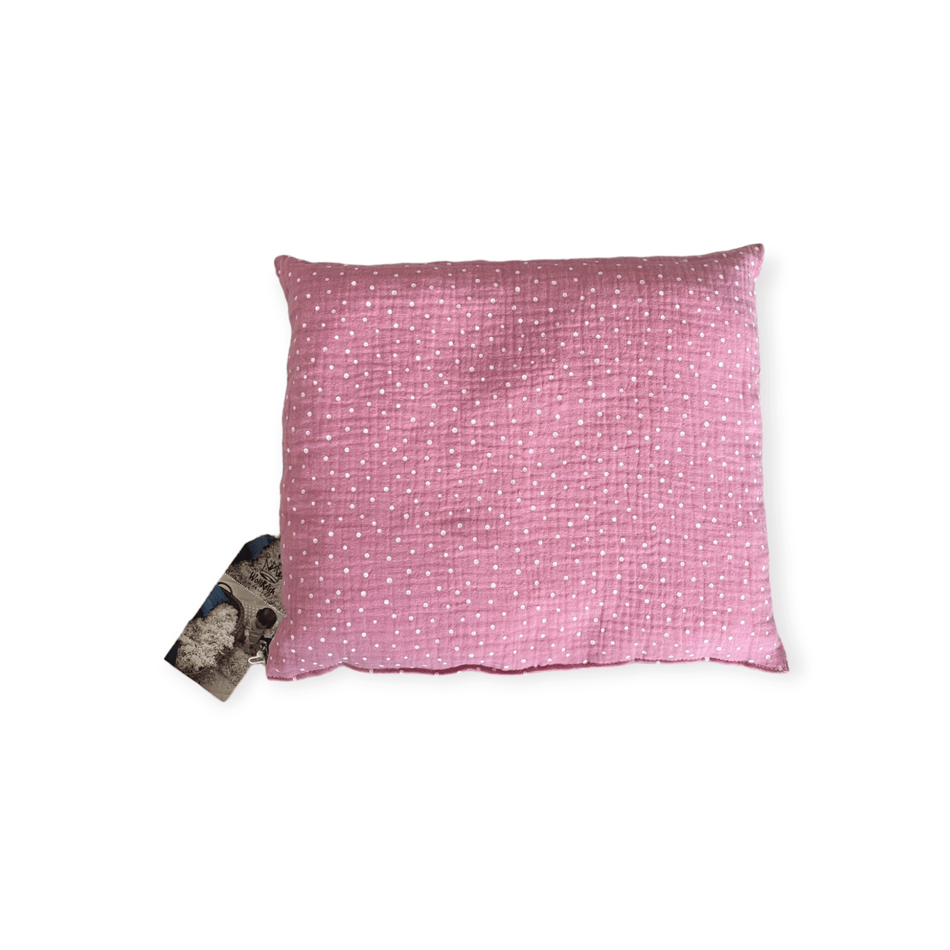 Wollreich Kissen mit Schafswollkügeli - Siliblu Boutique & Atelier