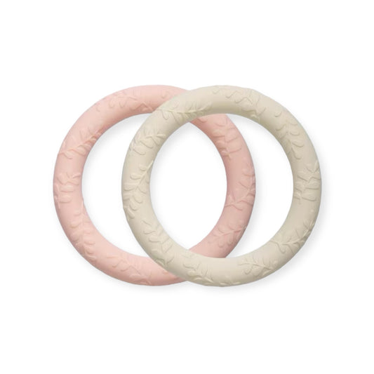 A LITTLE LOVELY COMPANY Beissringe Leaves "Strawberry Cream" - Siliblu Boutique & Atelier
