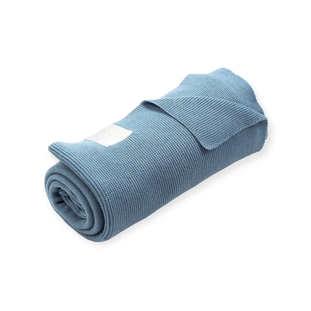 Babydecke gestrickt aus Baumwolle (4 Farben) - Siliblu Boutique & Atelier
