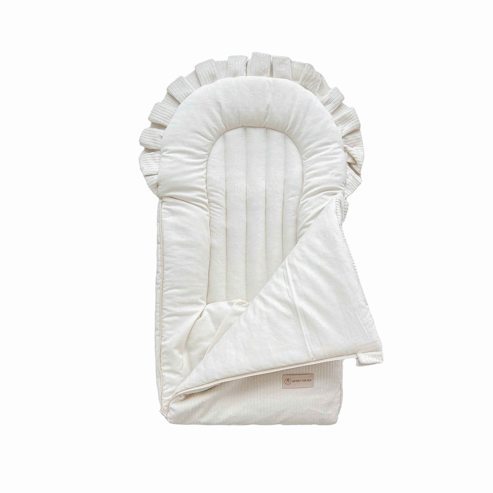 Babyschlafsack DREAMY "Cord" mit Steckkissen // TOG 2.5 CREME - Siliblu Boutique & Atelier