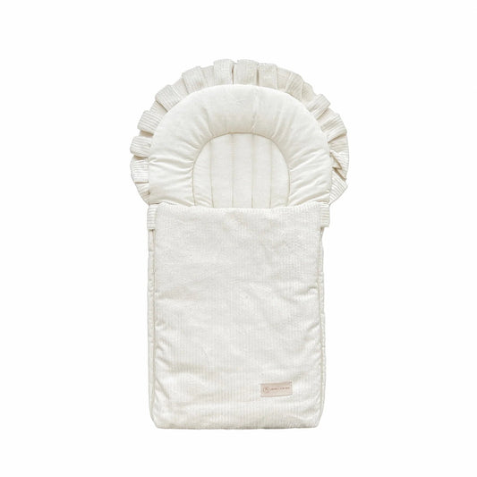 Babyschlafsack DREAMY "Cord" mit Steckkissen // TOG 2.5 CREME - Siliblu Boutique & Atelier