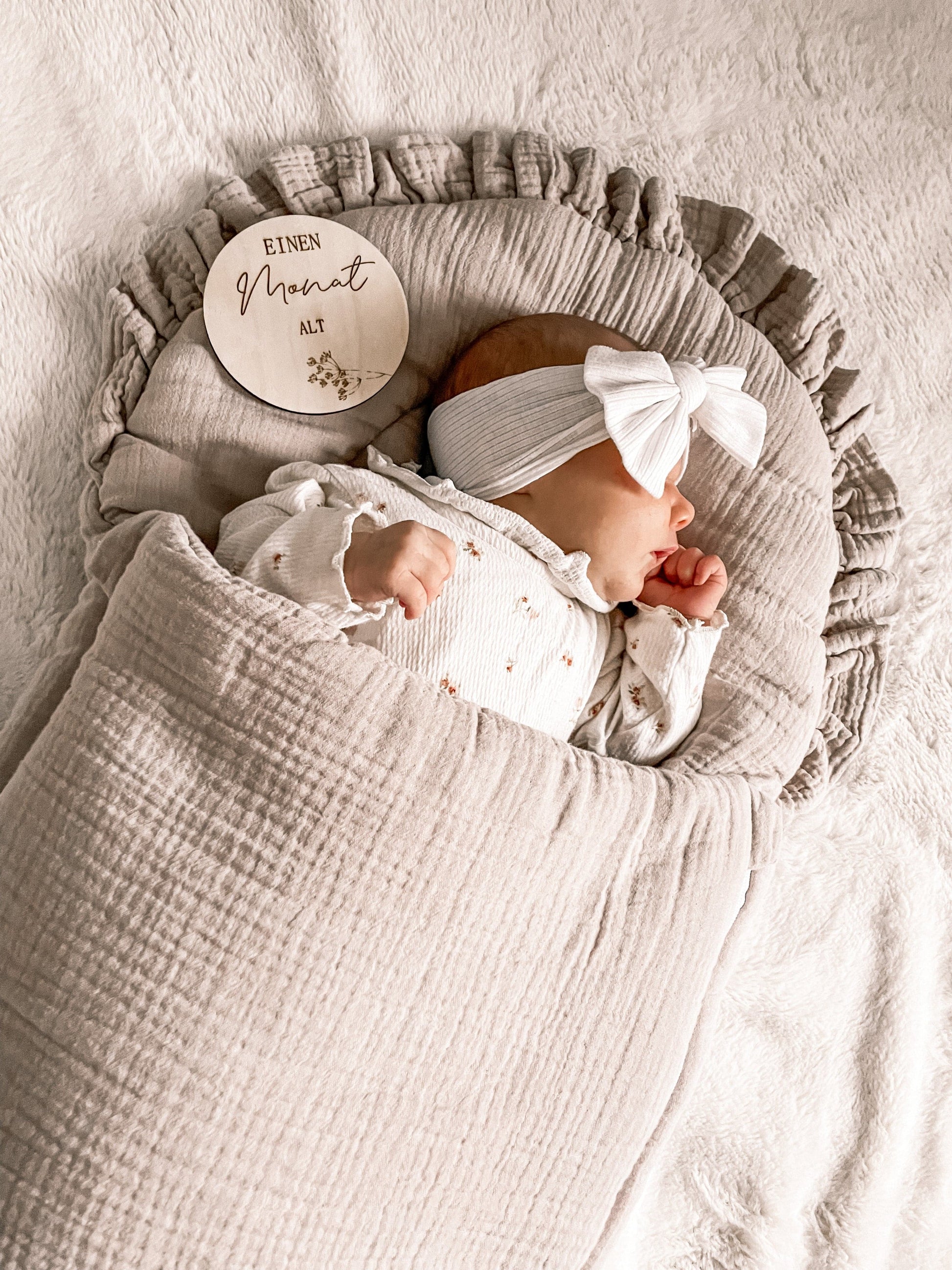 Babyschlafsack DREAMY "Musselin" mit Steckkissen // TOG 2.5 - Siliblu Boutique & Atelier