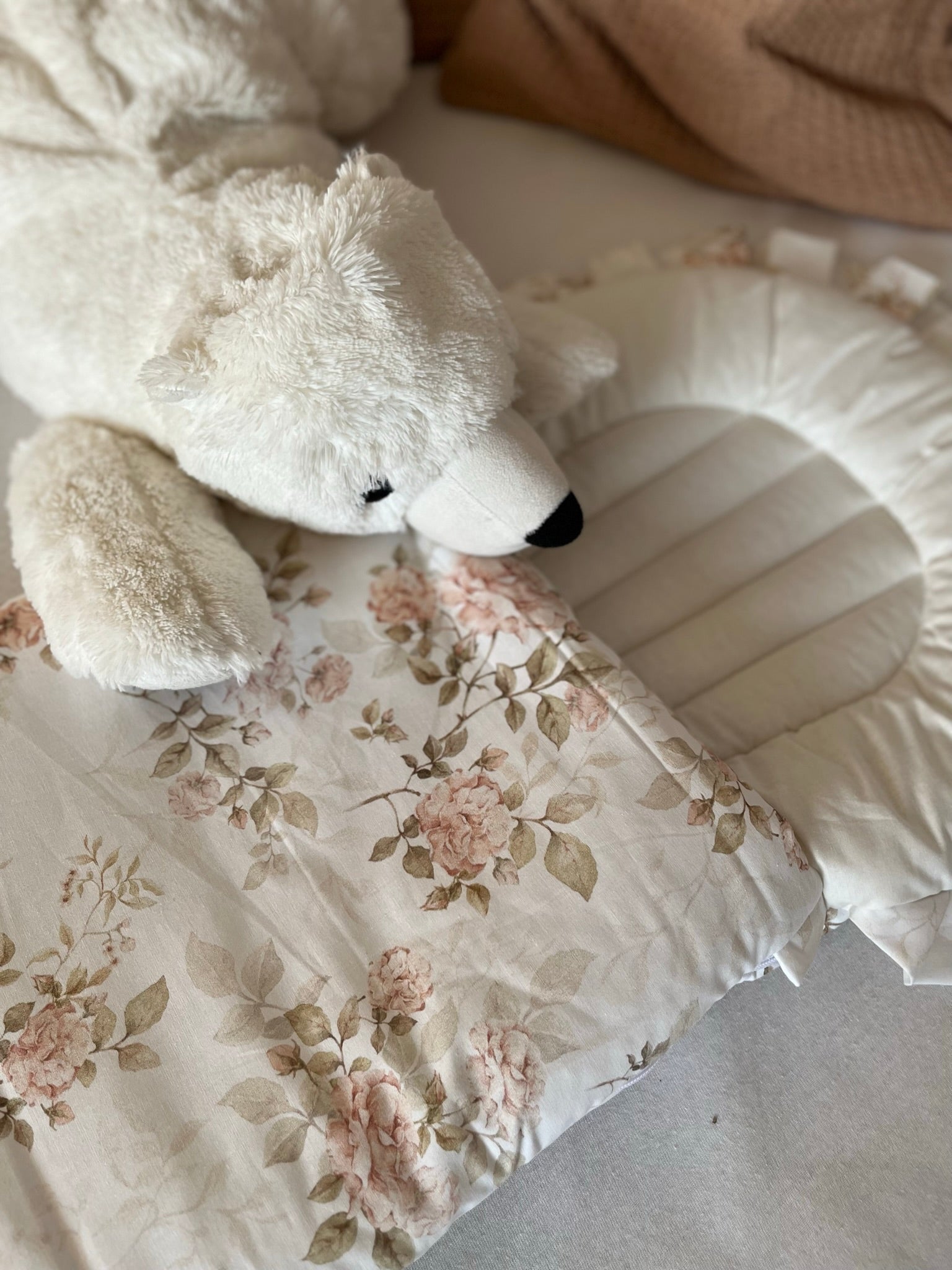 Babyschlafsack Dreamy "Weisse Rosen" mit Steckkissen // TOG 2.5 - Siliblu Boutique & Atelier