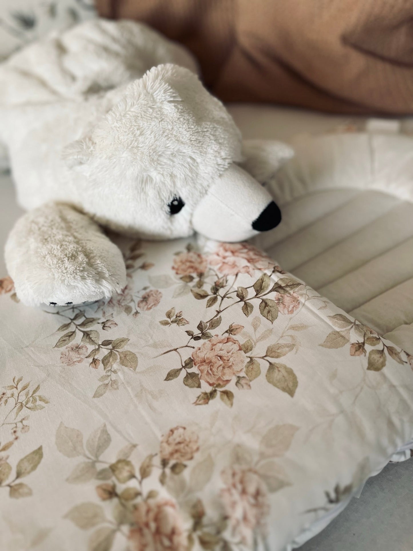 Babyschlafsack Dreamy "Weisse Rosen" mit Steckkissen // TOG 2.5 - Siliblu Boutique & Atelier