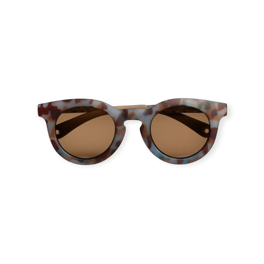 BÉABA Sonnenbrille Happy "Braun - Blau gesprenkelt" 2 - 4 Jahre - Siliblu Boutique & Atelier