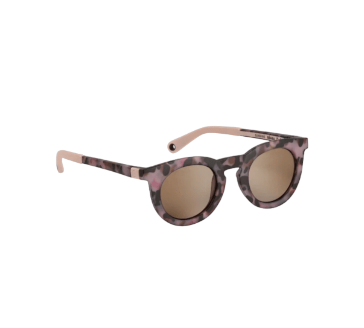 BÉABA Sonnenbrille Sunshine " Braun - Rosa gesprenkelt" 4 - 6 Jahre - Siliblu Boutique & Atelier