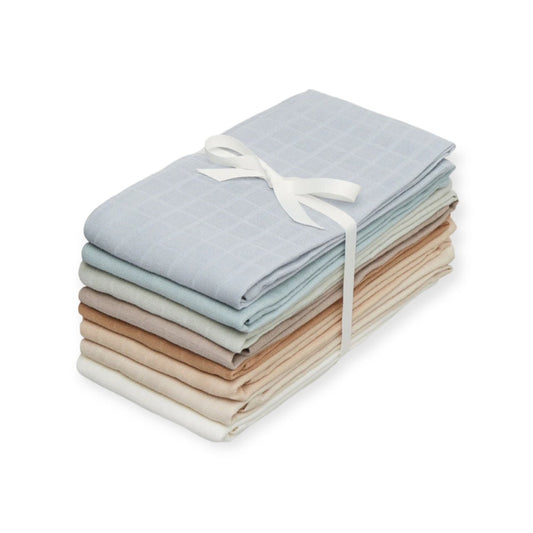 Cam Cam Copenhagen Musselinmulltuch 8er- Set "Ocean Mix" - Siliblu Boutique & Atelier
