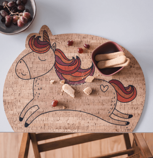 CLARISSAKORK Kindertischset "Einhorn" - Siliblu Boutique & Atelier