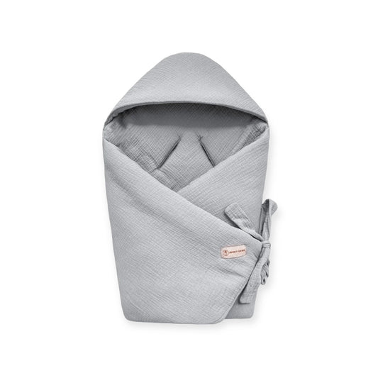 Einschlagdecke Autoschale Grau // TOG 0.5 (Sommer) "Musselin" - Siliblu Boutique & Atelier