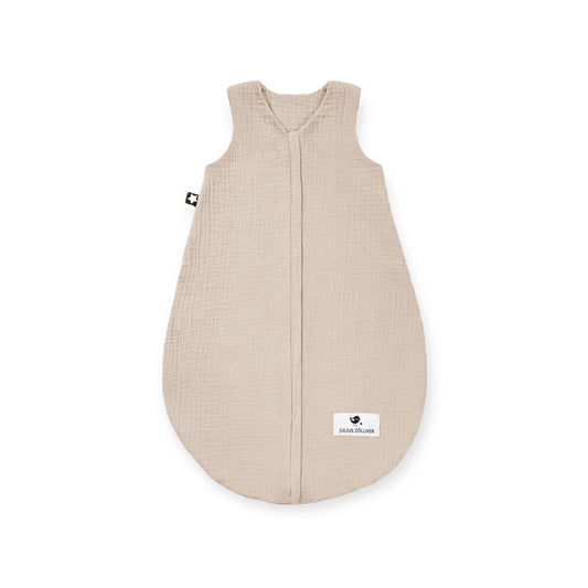 Julius Zöllner Sommerschlafsack Musselin "Sand" TOG 0.5 - Siliblu Boutique & Atelier