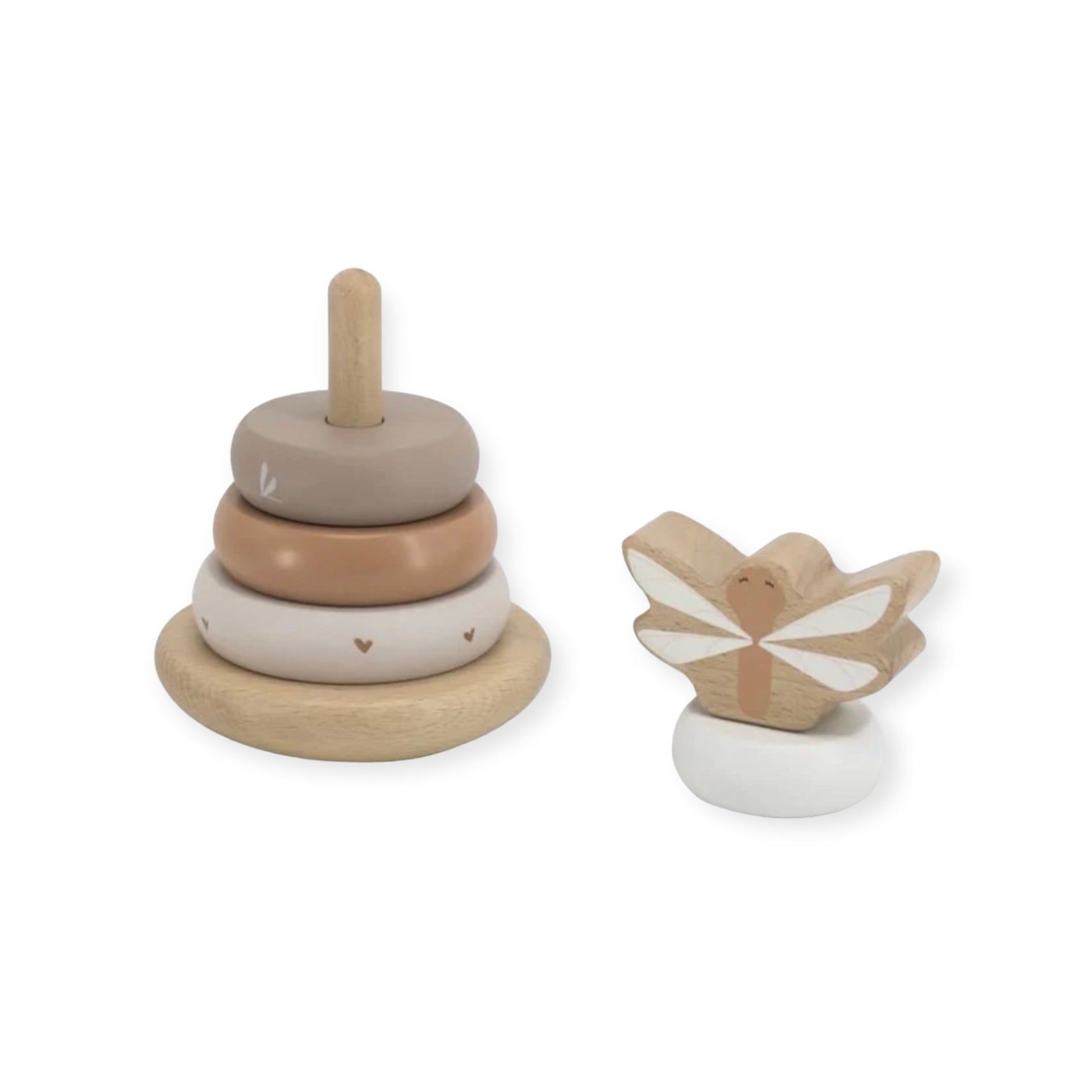 Label Label Ringstapelturm "Nougat" - Siliblu Boutique & Atelier
