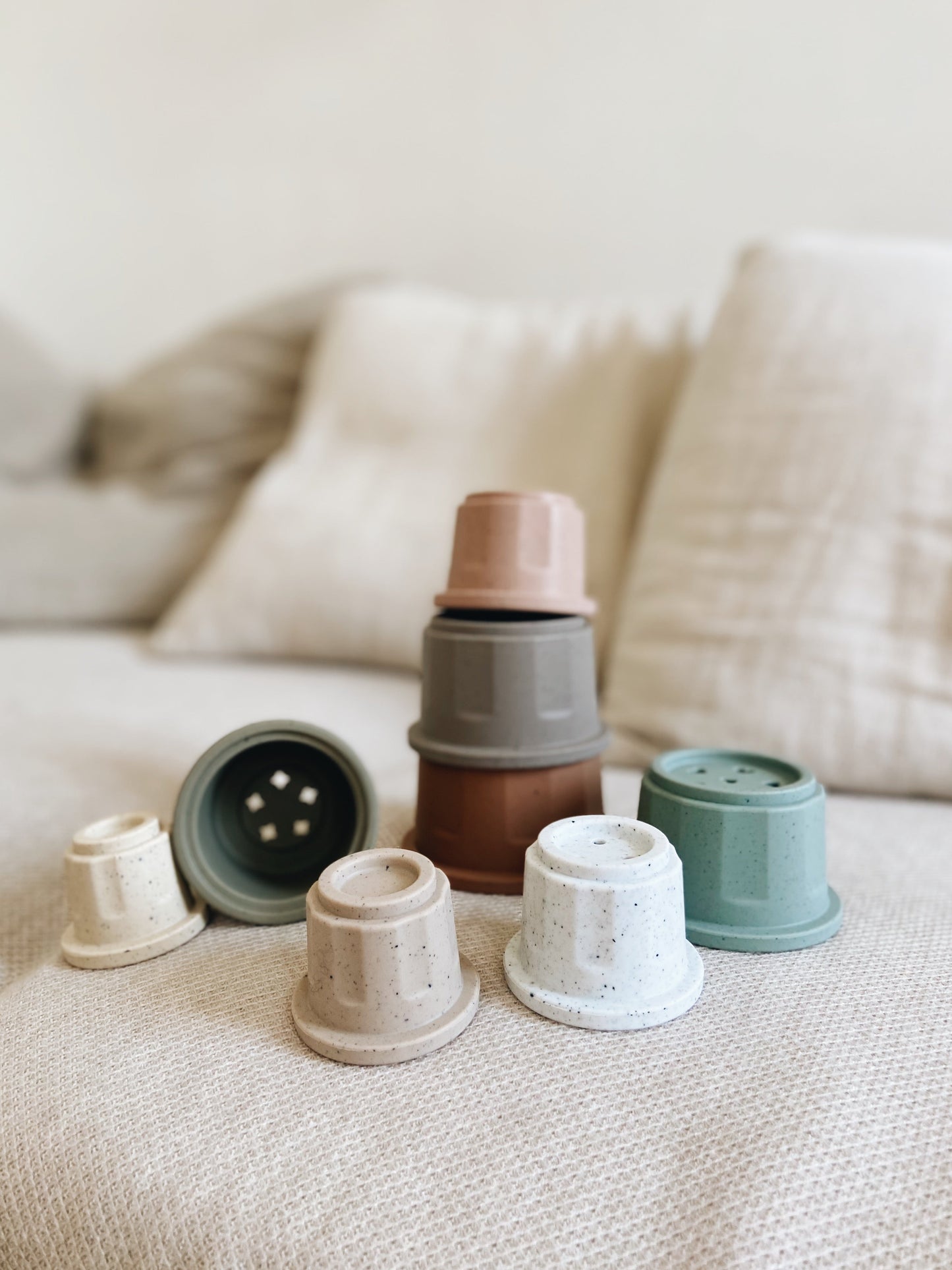 leo et lea Stapelbecher "Cups" (3 Farben) - Siliblu Boutique & Atelier