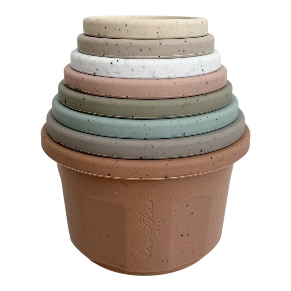 leo et lea Stapelbecher "Cups" (3 Farben) - Siliblu Boutique & Atelier