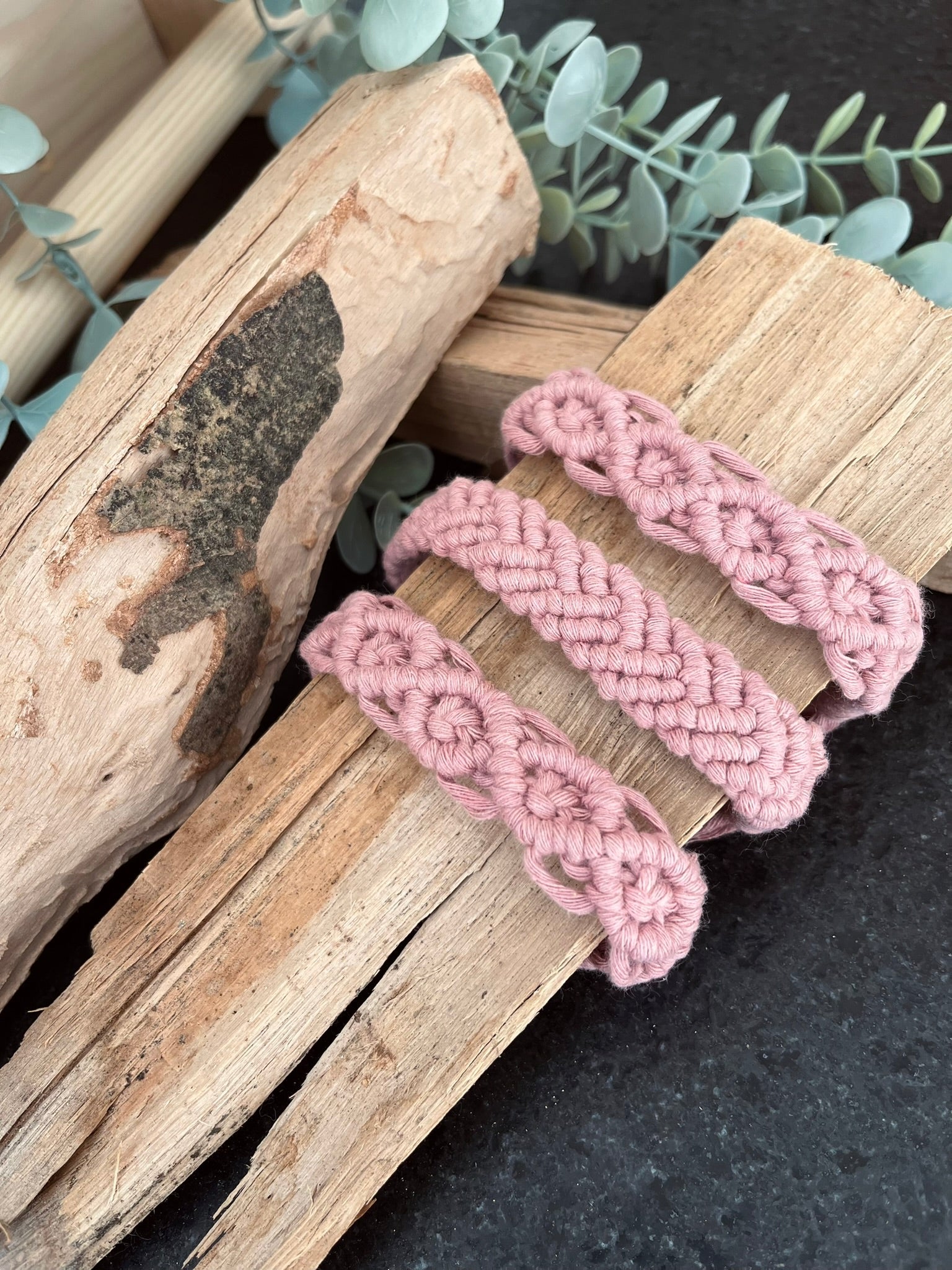 Makramee Schnullerkette "Blush" - Siliblu Boutique & Atelier