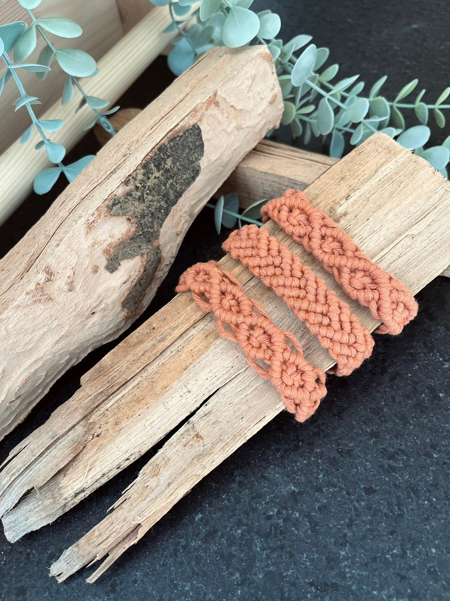 Makramee Schnullerkette "Rost" - Siliblu Boutique & Atelier
