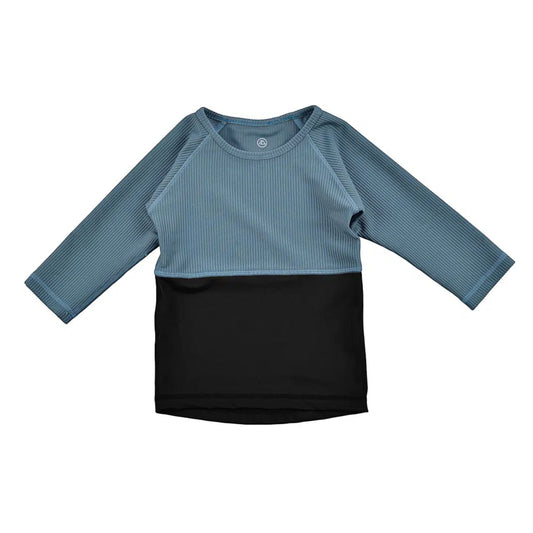 MARLON Kinder Rush Guard "Black-Cloudbreak" - Siliblu Boutique & Atelier