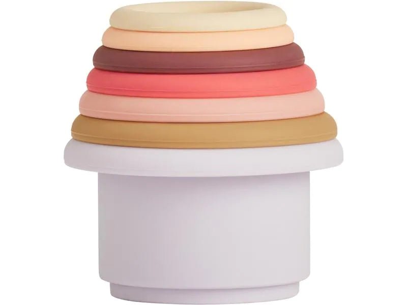 OYOY Stapelbecher "Tawa pastell" rosa - lila - Siliblu Boutique & Atelier