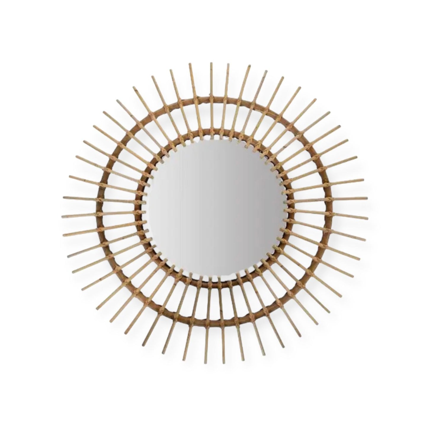 Rattanspiegel "Aura" - Siliblu Boutique & Atelier
