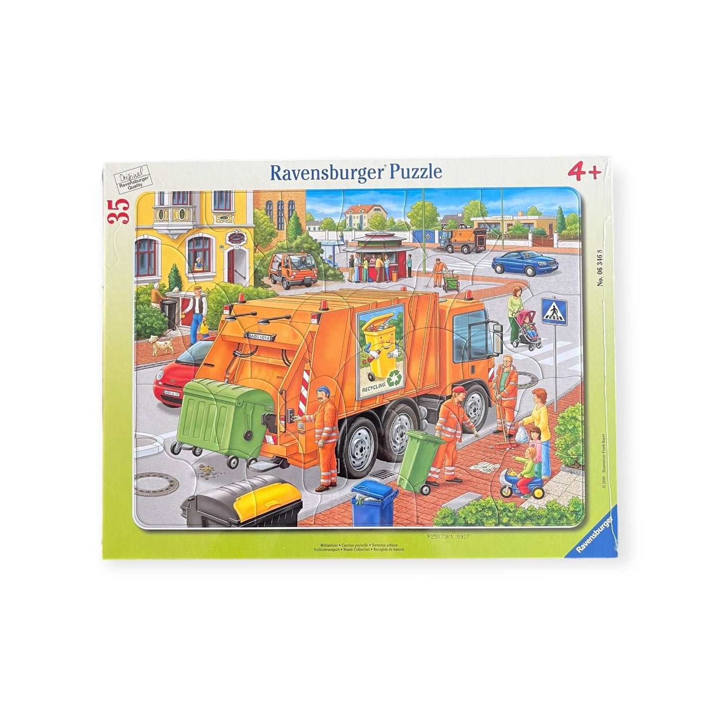 Ravensburger Rahmenpuzzle 35 Teile "Müllabfuhr 4+" - Siliblu Boutique & Atelier