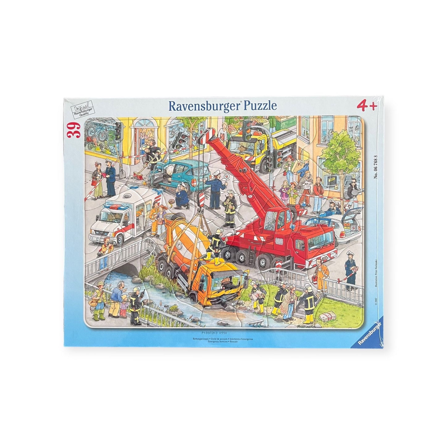 Ravensburger Rahmenpuzzle 39 Teile "Rettungseinsatz 4+" - Siliblu Boutique & Atelier
