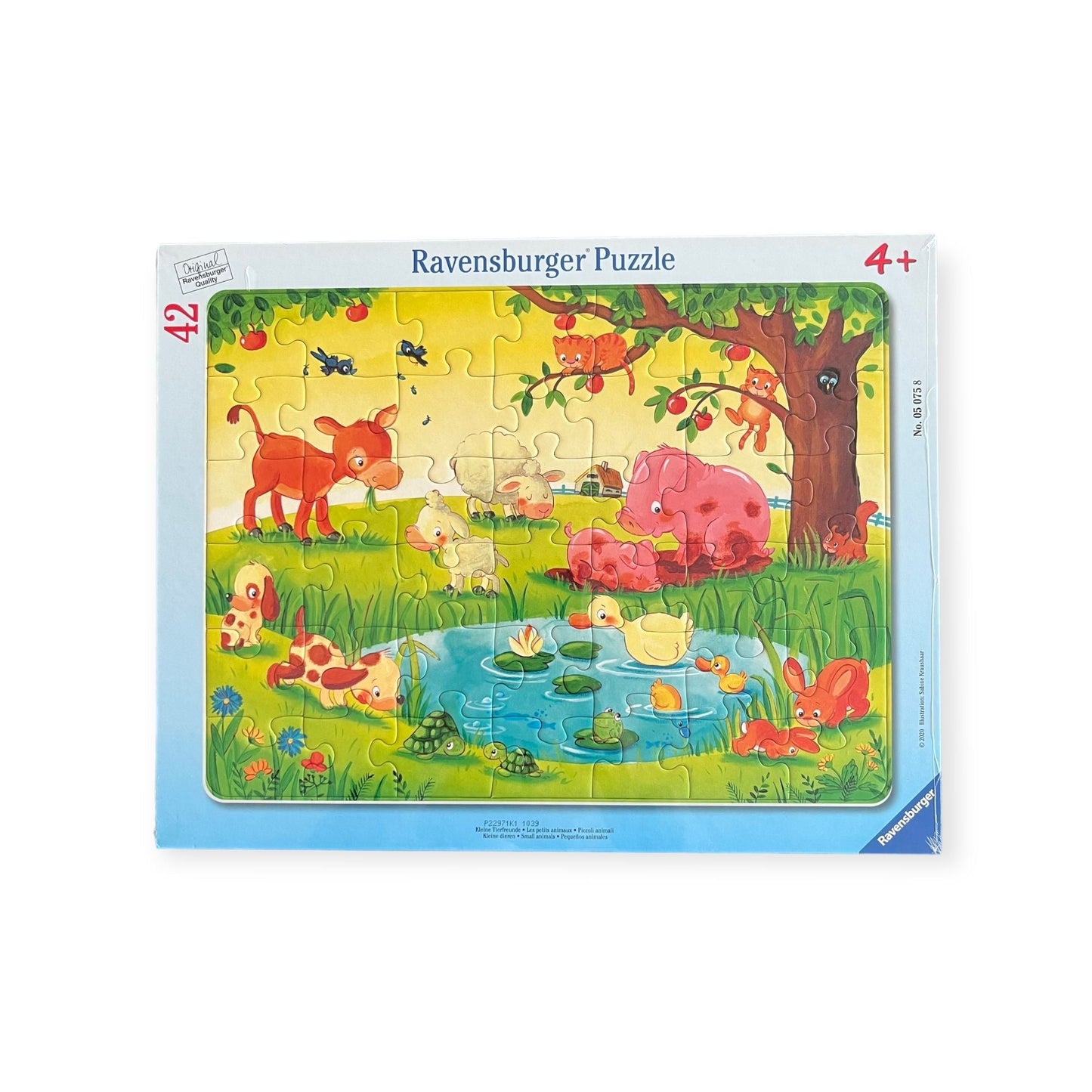Ravensburger Rahmenpuzzle 42 Teile "Kleine Tierfreunde 4+" - Siliblu Boutique & Atelier
