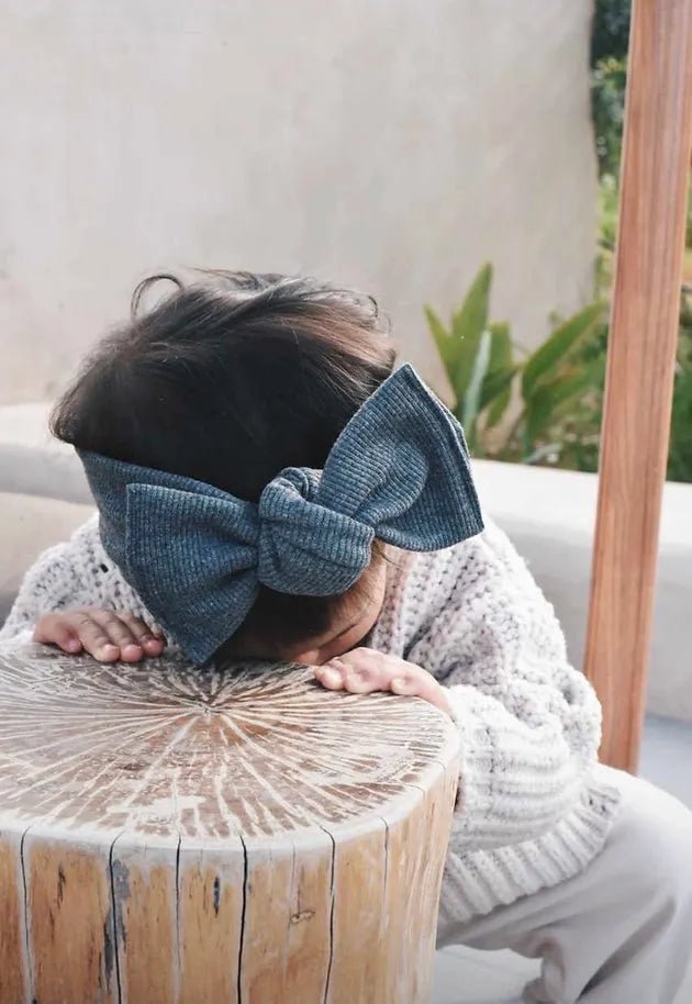RIB Headband "Anthra" - Siliblu Boutique & Atelier