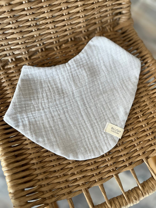 Sabberlatz Onesize Musselin - Grey - Siliblu Boutique & Atelier