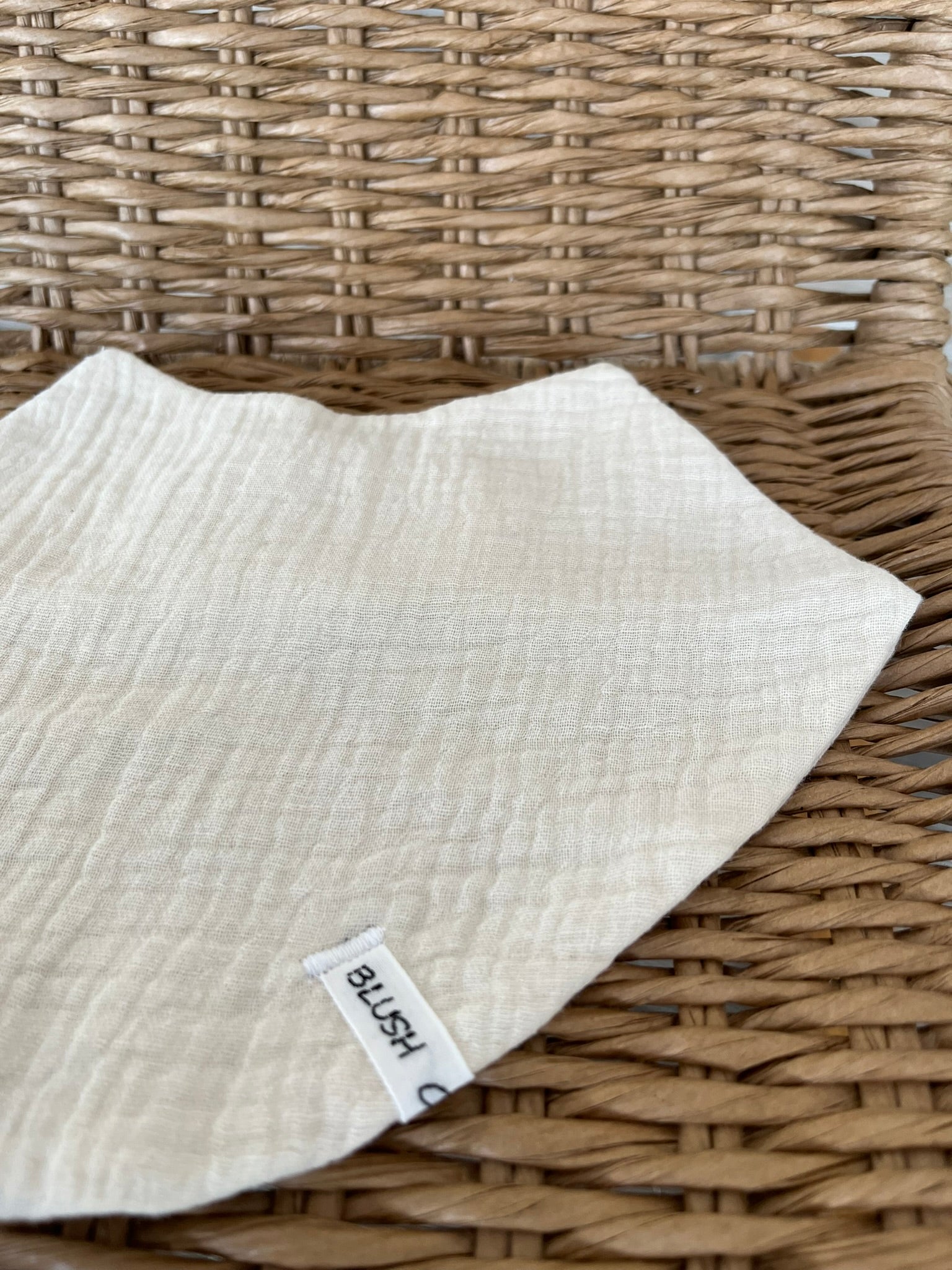 Sabberlatz Onesize Musselin - Natural - Siliblu Boutique & Atelier