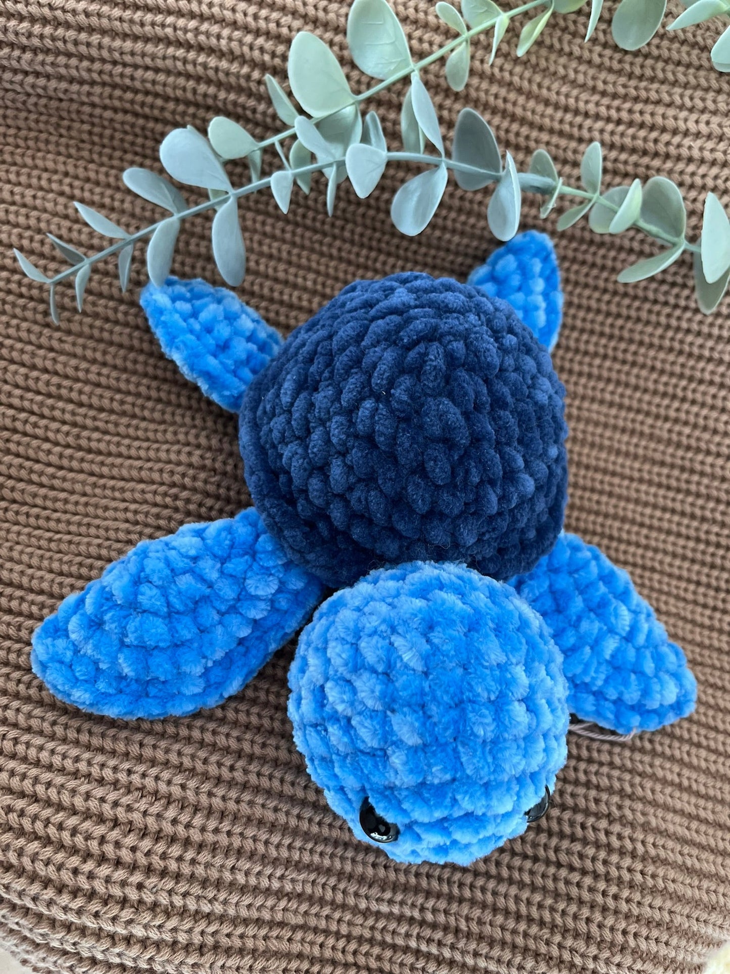 Schildkröte Momo Blau - Dunkelblau "klein" - Siliblu Boutique & Atelier