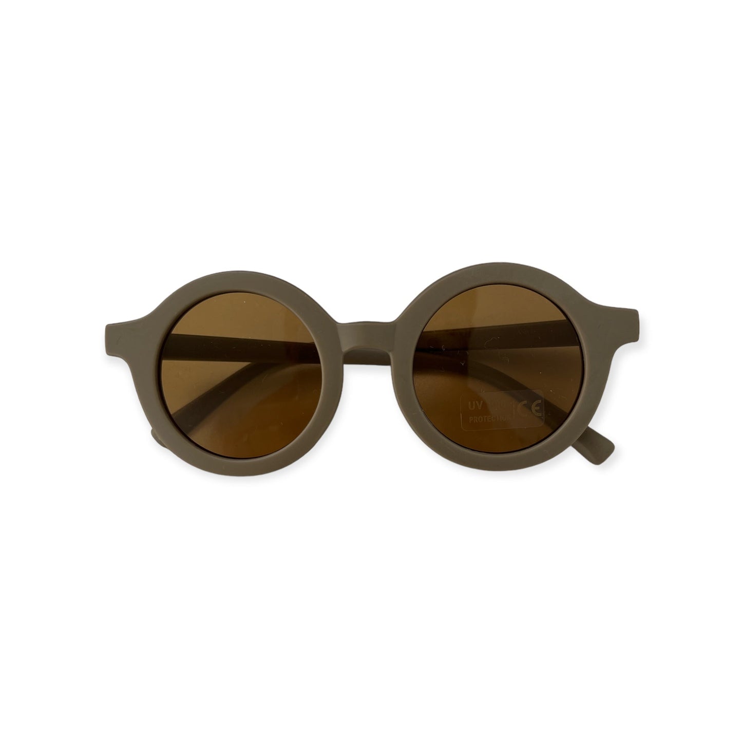 Sonnenbrille Retro "rund" Kaki - Siliblu Boutique & Atelier