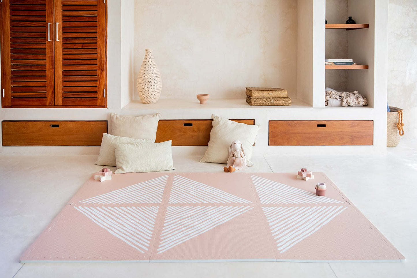 Toddlekind Spielmatte "Sandy Lines - nude pink" - Siliblu Boutique & Atelier