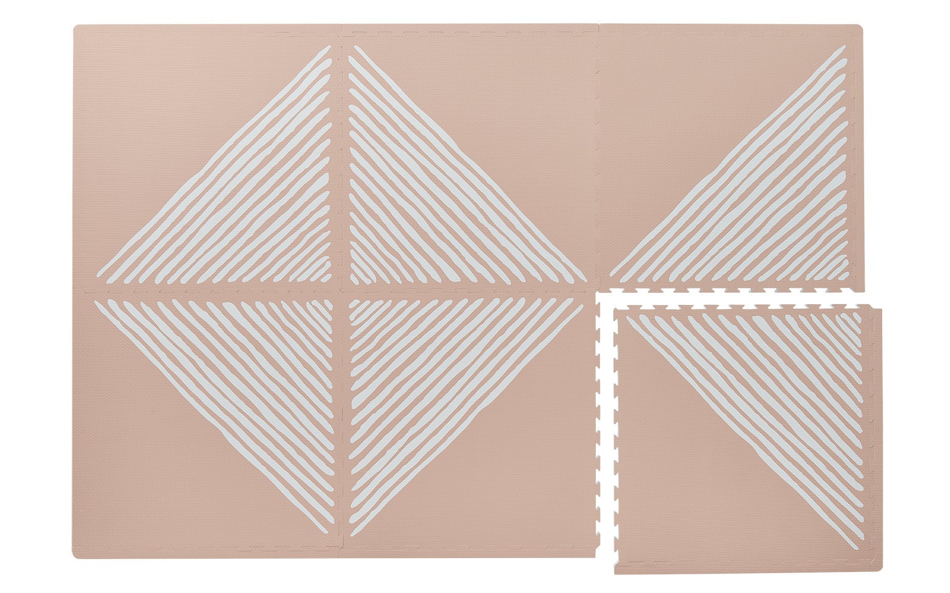 Toddlekind Spielmatte "Sandy Lines - nude pink" - Siliblu Boutique & Atelier
