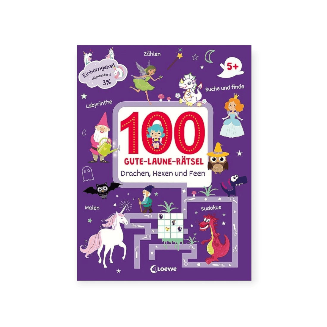 100 Gute - Laune - Rätsel - Drachen, Hexen und Feen - Siliblu Boutique &amp; Atelier