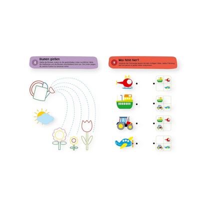 100 Gute - Laune - Rätsel - Erste Malspiele für den Kindergarten - Siliblu Boutique &amp; Atelier