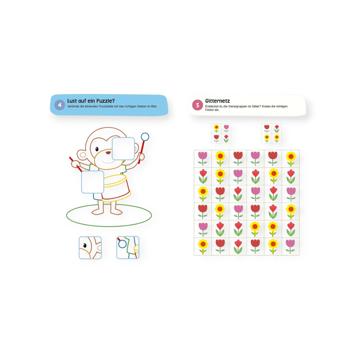 100 Gute - Laune - Rätsel - Erste Malspiele für den Kindergarten - Siliblu Boutique &amp; Atelier