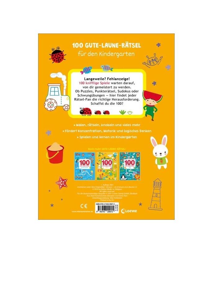 100 Gute - Laune - Rätsel für den Kindergarten - Siliblu Boutique &amp; Atelier
