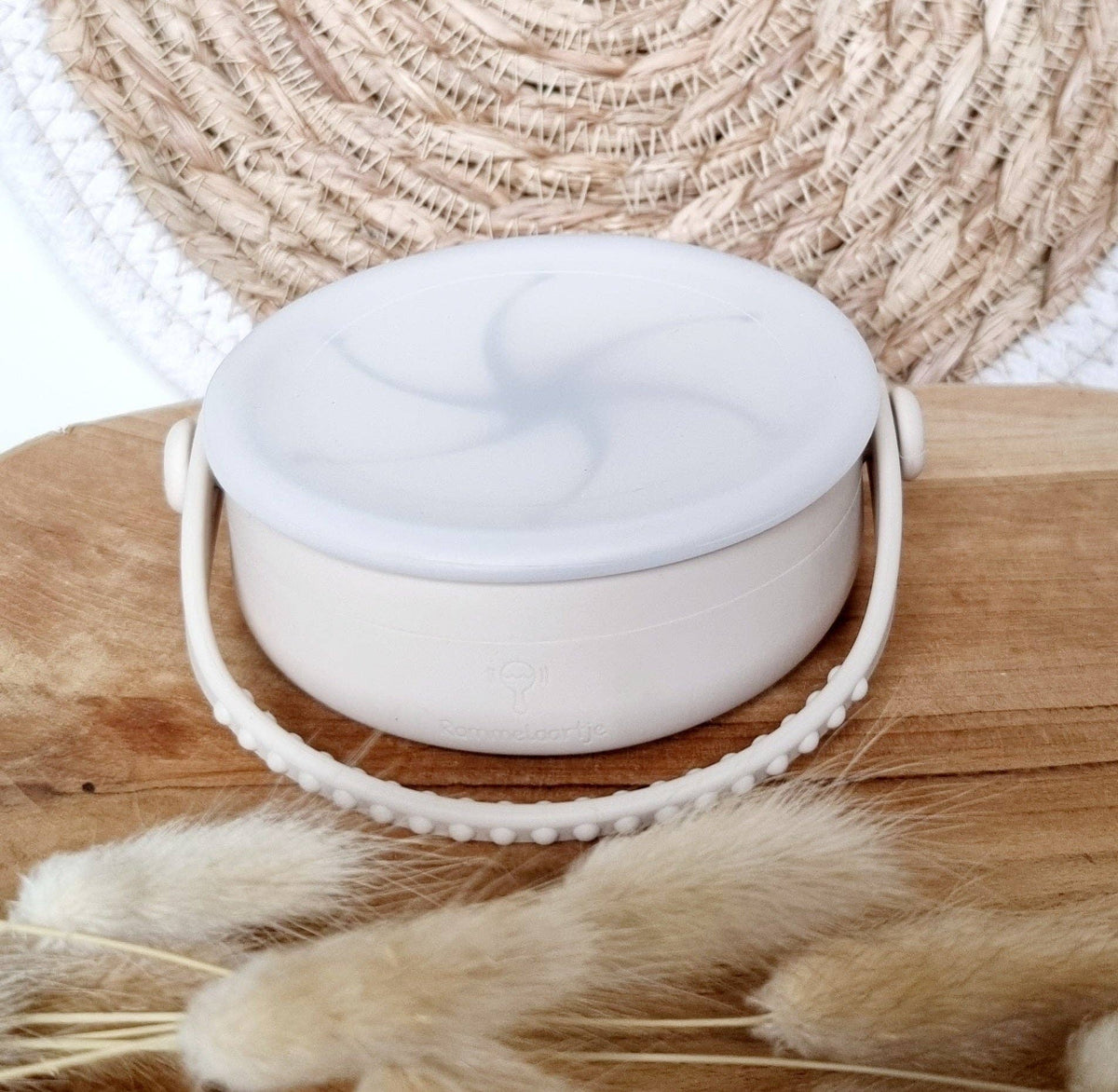Faltbarer Snack-Becher – Beige
