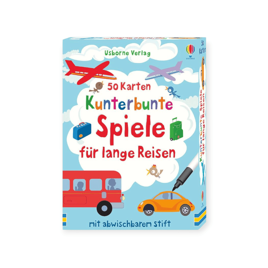 50 Karten - Kunterbunte Spiele für lange Reisen - Siliblu Boutique &amp; Atelier