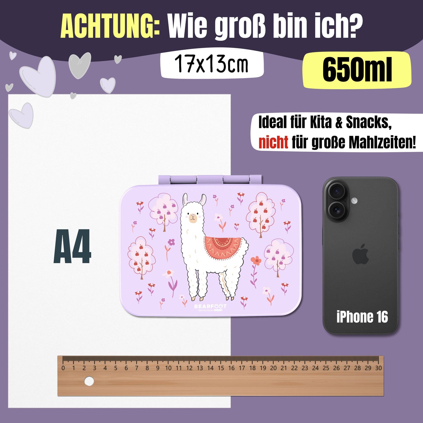 BEARFOOT Brotdose 1000ml  - Lama