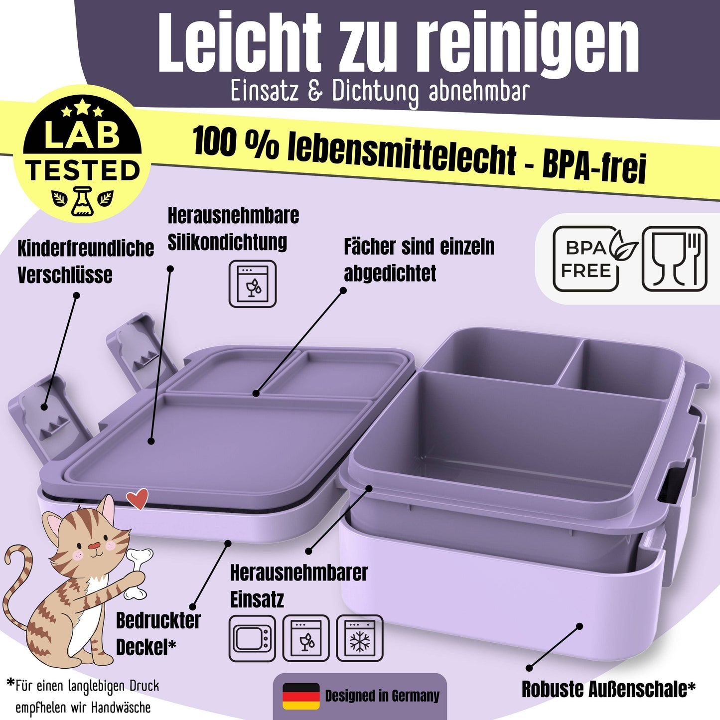 BEARFOOT Brotdose 1000ml  - Lama