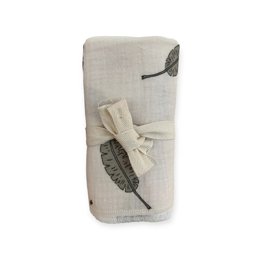 PETITE EvelinaApparel Musselinnuschi 3-Set - Blätter