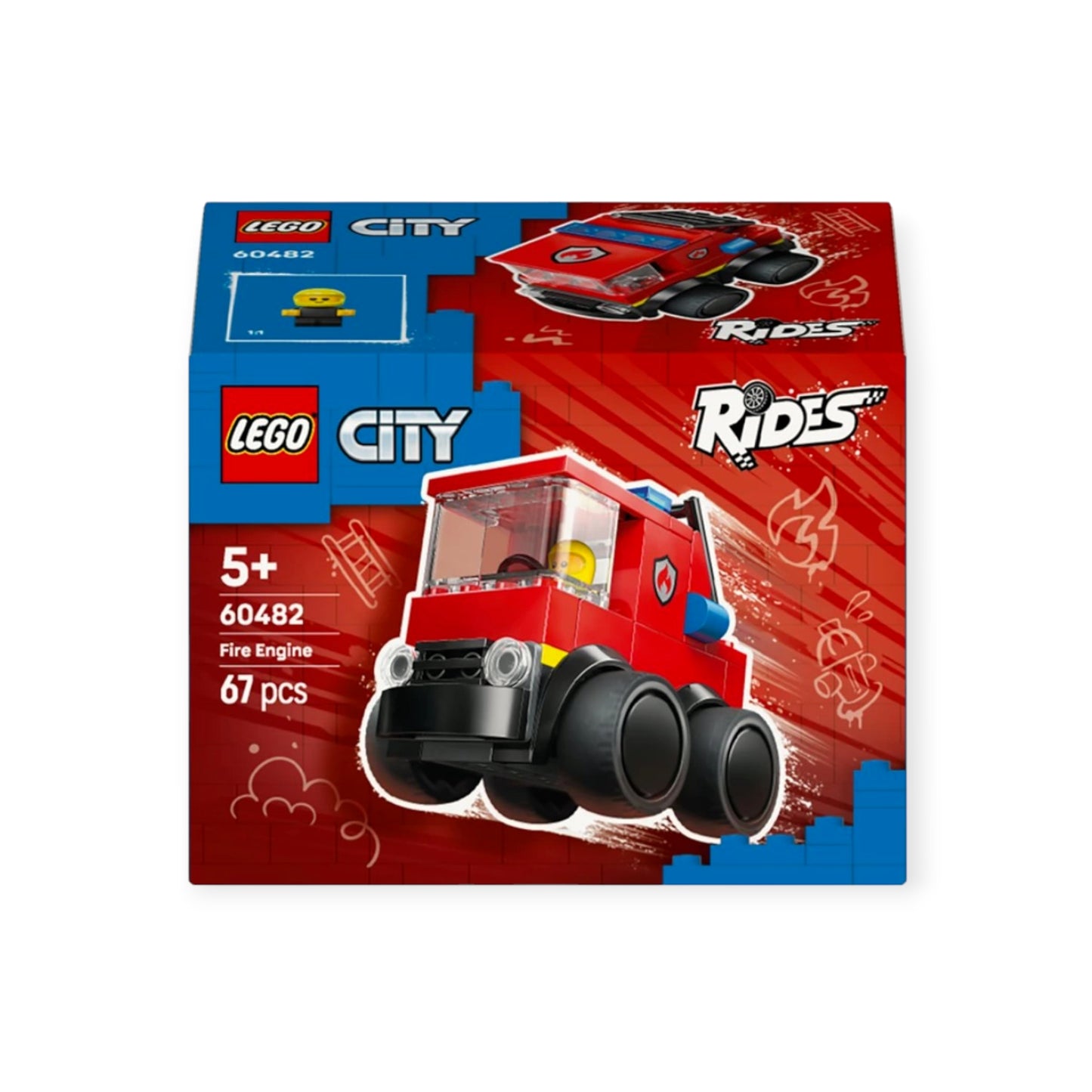 LEGO City - Coole Flitzer Löschauto 67tlg