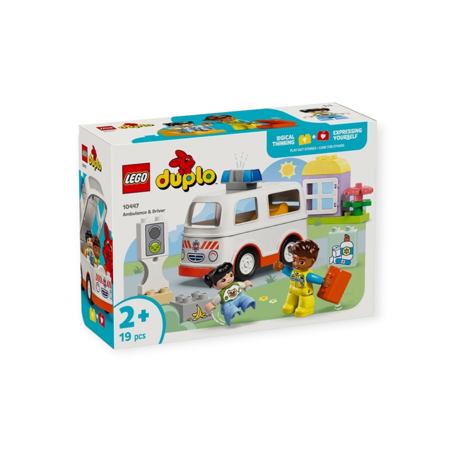LEGO Duplo - Rettungswagen mit Fahrer 19tlg
