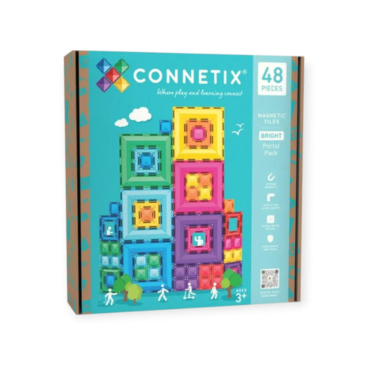Connetix Magnetbausteine Pastel Portal Pack 48 Teile
