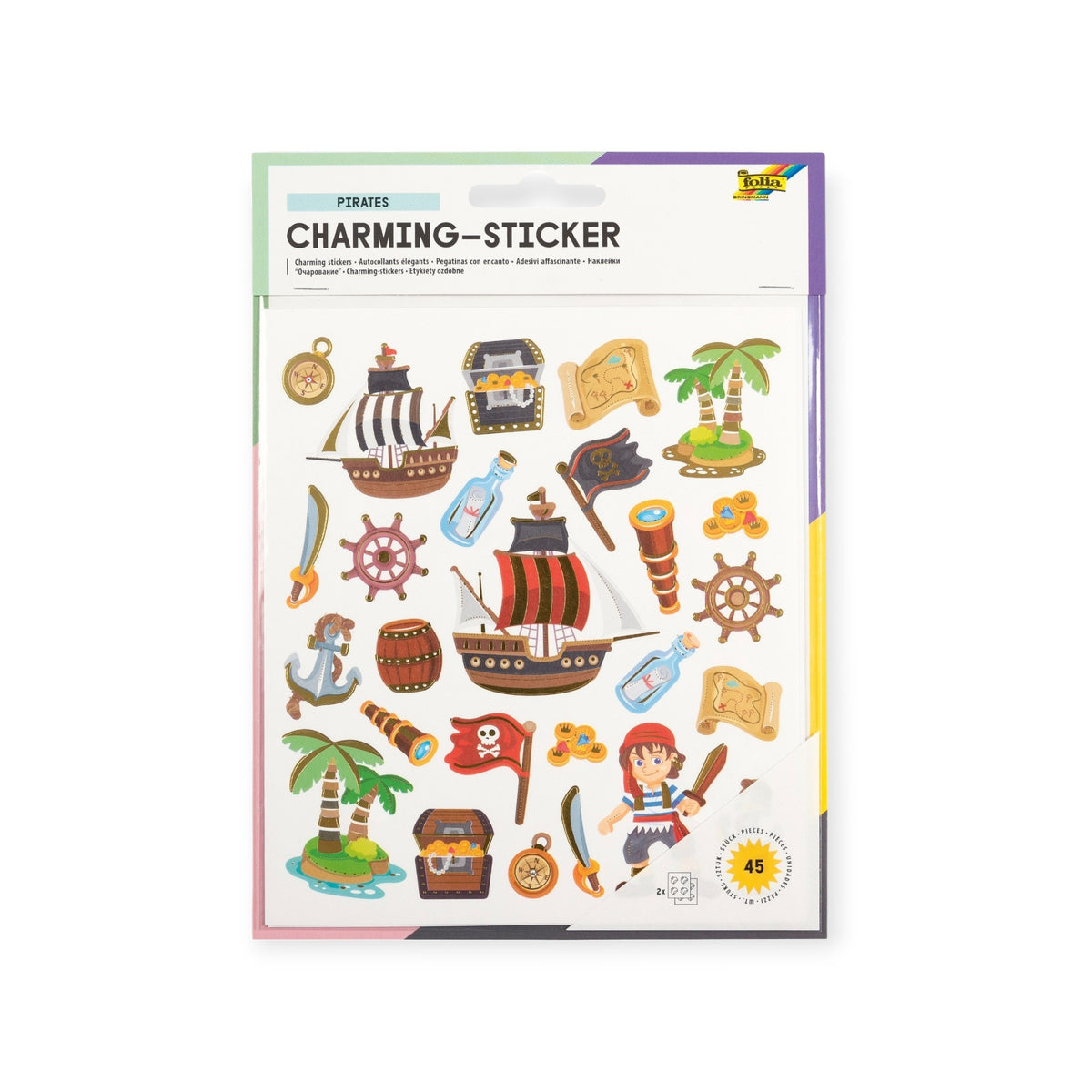 FOLIA Charming-Sticker Piraten