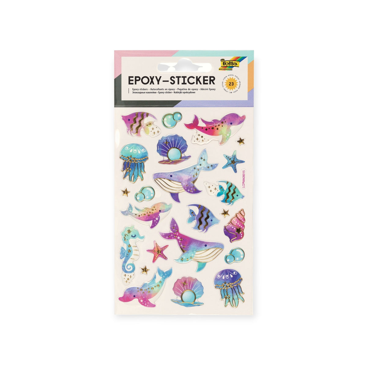 FOLIA Epoxy-Sticker 10x15cm Unterwasser