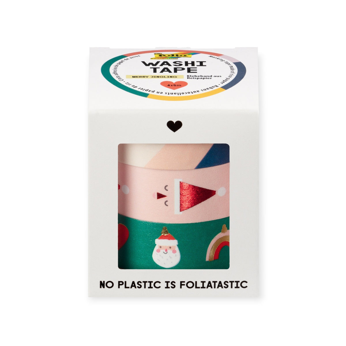 FOLIA Washi Tape Set Merry Jingling