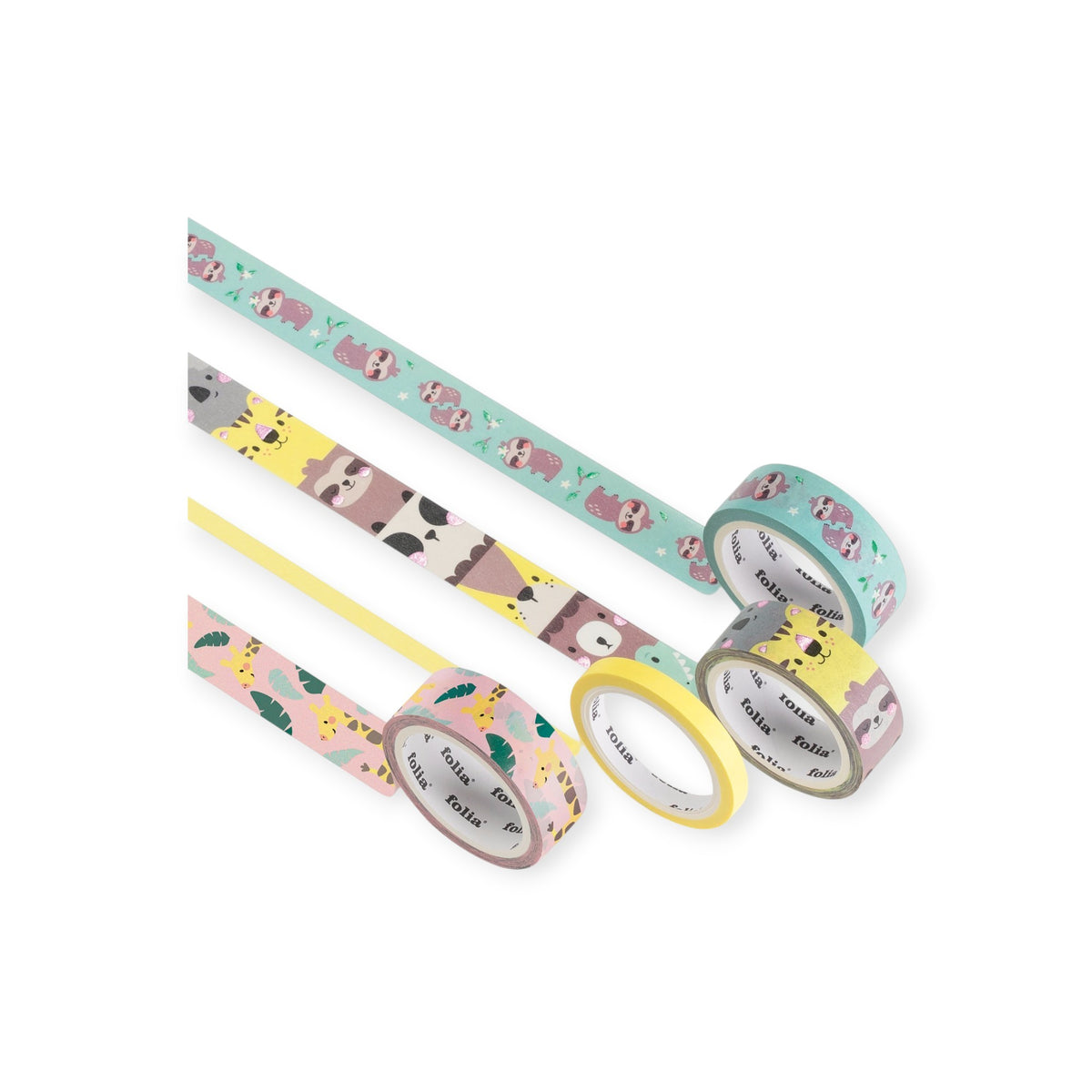 FOLIA Washi Tape Set Wildlife