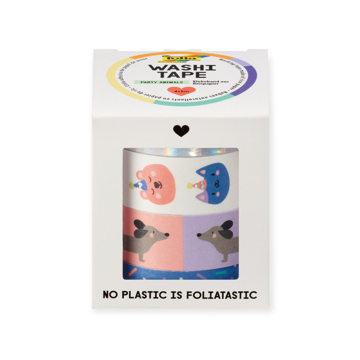 FOLIA Washi Tape Set Animal